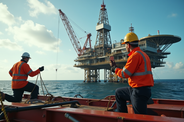 La sécurité avant tout : œuvrer sur une plateforme pétrolière en toute sérénité
